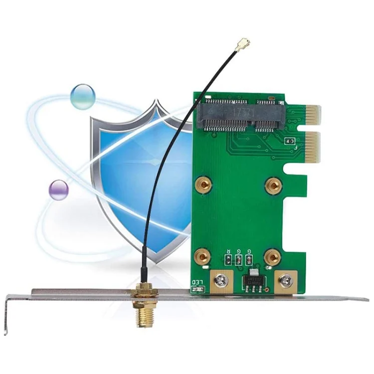 SYA0017590_4.webp PCI Express to Mini PCI Express Card Adapter - Image 5
