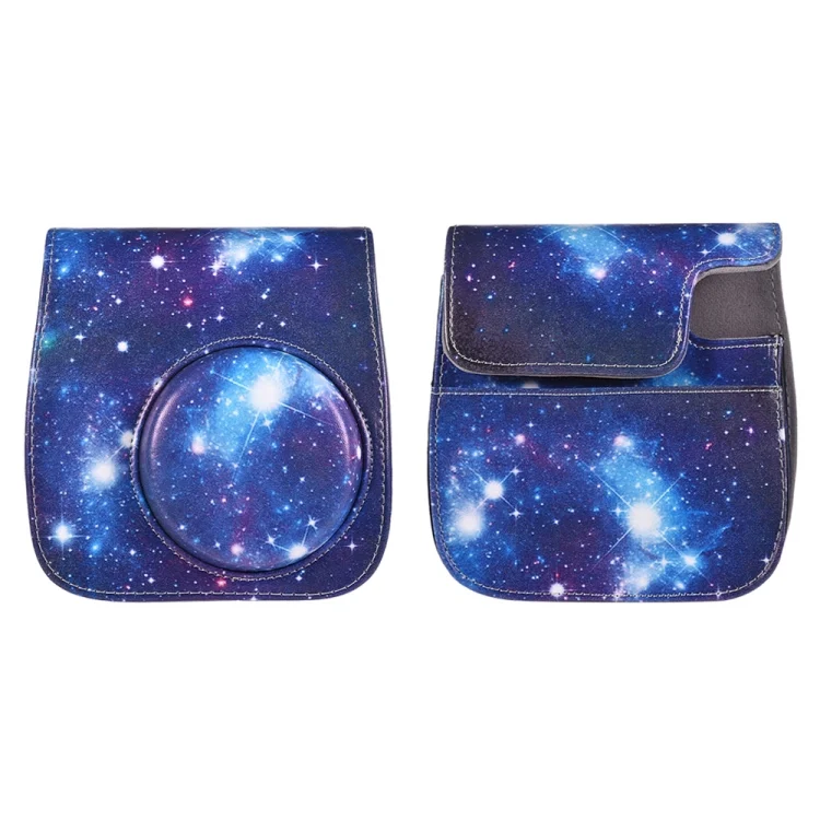SYA001810_1.webp Universe Pattern Full Body Camera PU Leather Case Bag with Strap for FUJIFILM instax mini 9 / mini 8+ / mini 8 - Image 2