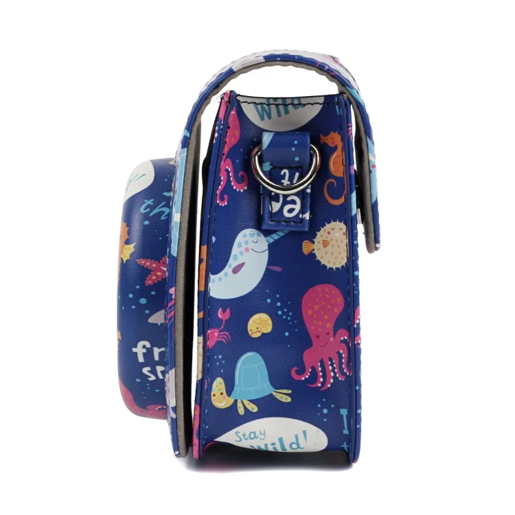 SYA001818_2.webp Ocean World Pattern Full Body Camera PU Leather Case Bag with Strap for FUJIFILM instax mini 9 / mini 8+ / mini 8 - Image 3