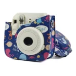 Ocean World Pattern Full Body Camera PU Leather Case Bag with Strap for FUJIFILM instax mini 9 / mini 8+ / mini 8 - Image 5