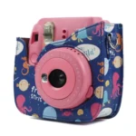 Ocean World Pattern Full Body Camera PU Leather Case Bag with Strap for FUJIFILM instax mini 9 / mini 8+ / mini 8 - Image 6