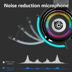 GT9 Professional LED Light Wired Gaming Headset with Mic for PC/PS4/PS5 - Image 3