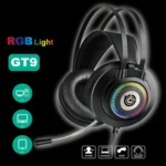 GT9 Professional LED Light Wired Gaming Headset with Mic for PC/PS4/PS5 - Image 4