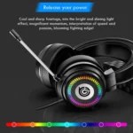 GT9 Professional LED Light Wired Gaming Headset with Mic for PC/PS4/PS5 - Image 7