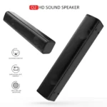 Q2 6W USB Mini Desktop Speaker Soundbar Audio Player Wired PC Speaker Subwoofer - Image 2