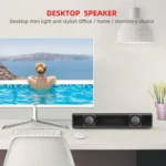 Q2 6W USB Mini Desktop Speaker Soundbar Audio Player Wired PC Speaker Subwoofer - Image 7