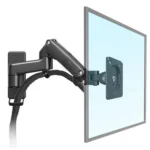 F150 Full Motion Monitor Wall Mount TV Wall Bracket with Adjustable Gas Spring Arm for 17-27 inch LED LCD Monitor - Image 5