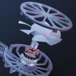 BONERUY P11F Adjustable Laptop Stand Cooling Holder with Double Fans - Image 3