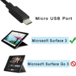 For Microsoft Surface3 1624 1645 Power Adapter 5.2v 2.5a 13W Android Port Charger, AU Plug - Image 6