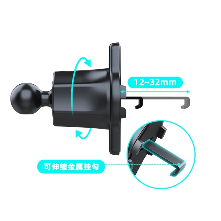 SYA0019509_3.webp A190+X158 Car Phone Holder Air Vent Mini Hook Mount Phone Holder - Image 4