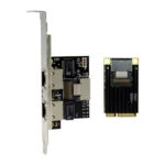 ST7242 Mini PCIE Dual RJ45 Gigabit Ethernet Networking Interface card NHI350AM2 - Image 3