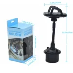 C009 Adjustable Car Cup Holder 360 Degree Universal Car Mount - Image 5