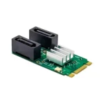 ST551 6Gbps PCIe B+M key to 2 Port SATA 3.0 Card M.2 to dual SATA Adapter
