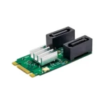 ST551 6Gbps PCIe B+M key to 2 Port SATA 3.0 Card M.2 to dual SATA Adapter - Image 5