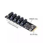 ST532 M.2 NGFF To 5 Ports SATA3.0 Hard Disk Expansion Card Adapter In Stock - Image 4