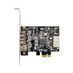 ST23 PCI Express 3 Port Firewire 1394B & 1394A PCIe 1.1 x1 Card - Image 2
