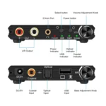 AY107 Digital to Analog Converter Optical Fiber Analog Audio Decoder USB Sound Card Digital Audio Converter - Image 2