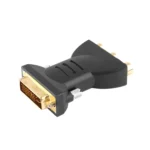 Gold Plated  DVI-I 24+5 Male to 3 RCA Gold-plated Video Audio AV Component Converter - Image 2