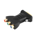 Gold Plated  DVI-I 24+5 Male to 3 RCA Gold-plated Video Audio AV Component Converter - Image 3