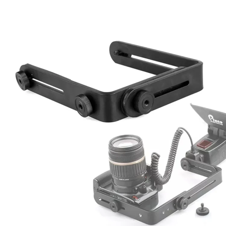 SYA0019920_2.webp NST-6494 Aluminum Alloy 1/4 inch Hot Shoe Adapter Camera Double L shape Camera Flash Bracket - Image 3