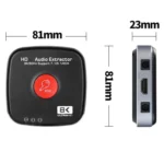 AYSA-11V21 8K/60Hz YbCr420 HDR10 Output 7.1 HDMI8K Audio Separator 2.1 Audio separator - Image 3