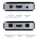 AYSA-11V21 8K/60Hz YbCr420 HDR10 Output 7.1 HDMI8K Audio Separator 2.1 Audio separator - Image 4