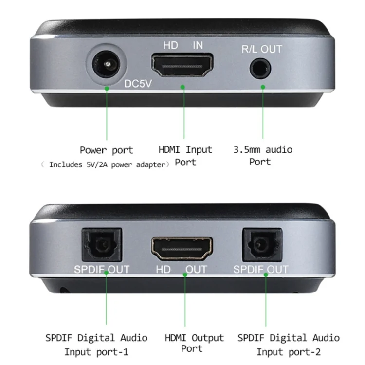 SYA0019966_3.webp AYSA-11V21 8K/60Hz YbCr420 HDR10 Output 7.1 HDMI8K Audio Separator 2.1 Audio separator - Image 4