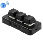 MK321BT Bluetooth 5.1 3 Keys Custom Keys Game Office PS Clip Macro Programming Keypad - Image 2