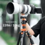 K&F CONCEPT KF31.023V3 360 Degree Rotating Panoramic Metal Tripod Ball Head with 1/4 Inch Quick Release Plate - Image 4