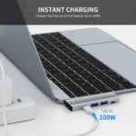 ENKAY Hat-Prince 5 in 2 Hub Type-C to 4K HDMI / USB 3.0 Docking Station Adapter - Image 5