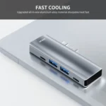 ENKAY Hat-Prince 5 in 2 Hub Type-C to 4K HDMI / USB 3.0 Docking Station Adapter - Image 7