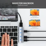 ENKAY Hat-Prince 5 in 2 Hub Type-C to 4K HDMI / USB 3.0 Docking Station Adapter - Image 8