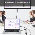 ENKAY Hat-Prince 6 in 1 Type-C Hub 4K HDMI Docking Station Adapter USB-C PD Quick Charge SD/TF Card Reader - Image 4