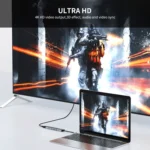 ENKAY Hat-Prince 7 in 1 Type-C to 4K HDMI Docking Station Adapter PD Quick Charge Hub SD/TF Card Reader - Image 3