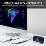 ENKAY Hat-Prince 7 in 1 Type-C to 4K HDMI Docking Station Adapter PD Quick Charge Hub SD/TF Card Reader - Image 6