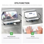 ENKAY Hat-Prince 5 in 1 Type-C Hub 4K HDMI Converter Docking Station USB 3.0 Adapter - Image 5