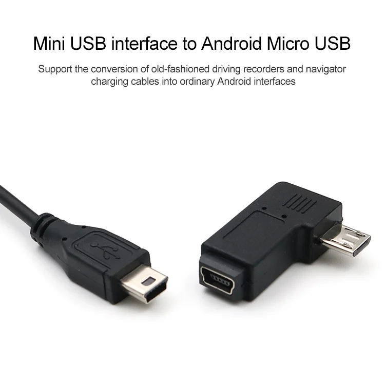SYA0020671_3.webp 90 Degree Mini USB Female to Micro USB Male Adapter - Image 4