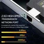 EDUP EP-9635C 2.5Gbps Gigabit Game Wired Network Card 2500M High Speed Internet Port Expansion Desktop PC Adaptive Ethernet Network Adapter - Image 8