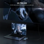 JUNSUNMAY 7 in 1 Multifunctional USB-C Hub Docking Station Adapter - - Image 3