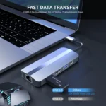 JUNSUNMAY 7 in 1 Multifunctional USB-C Hub Docking Station Adapter - - Image 4