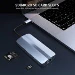 JUNSUNMAY 7 in 1 Multifunctional USB-C Hub Docking Station Adapter - - Image 6