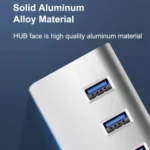 7301 7 Port USB 3.0 HUB 5Gbps High Speed Power Adapter - Image 5