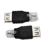 JUNSUNMAY USB Femal to Male RJ11 6P2C Adapter Converter - Image 4