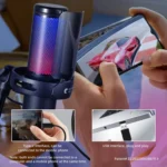 Yanmai GM7 USB Gaming Laptop Microphone with RGB Light - Image 5