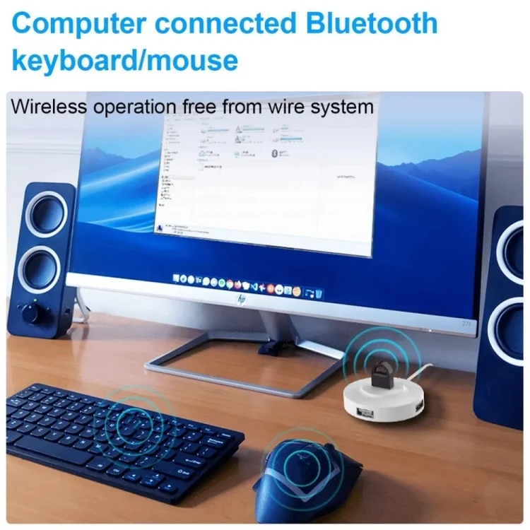 SYA0021126_4.webp B-001 Mini Bluetooth 5.3  Adapter Transmitter Receiver Wireless USB Dongle Adapter - Image 5