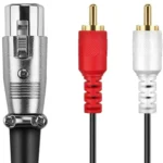 JUNSUNMAY 2 RCA Male to XLR Female Stereo Audio Cable - Image 2