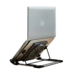 P3 Adjustable Aluminum Foldable Portable Laptop Notebook Fan Stand Bracket - Image 3