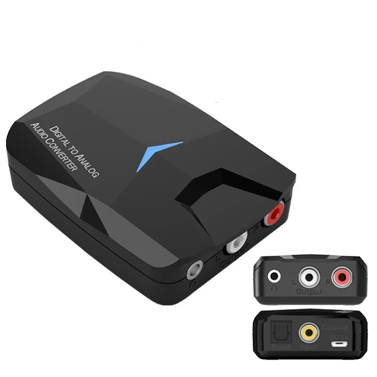 SYA0021414.webp MSD-M24 Optical Amplifier Decoder Optical Fiber Coaxial RCA Digital to Analog bluetooth Audio Adapter - Image 1