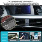 M27 Bluetooth 5.2 Wireless Stereo Music Receiver Transmitter Handsfree 3.5mm Aux Audio Car Kit - Image 3