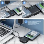 USB3.0 to SATA or IDE Hard Drive Adapter Converter With Clone Function - Image 6